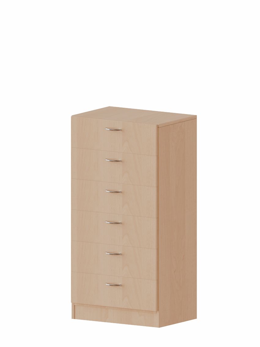 Schrank 3 OH mit breiten Schubladen, 4 Dekore